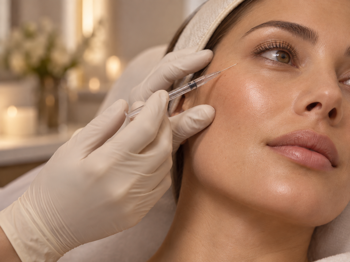 Polynucleotide injectable treatment around the under-eye area