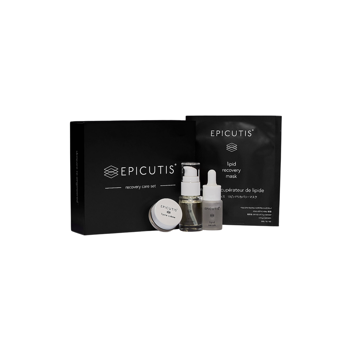 Epicutis Recovery Care Set, travel-size Lipid Serum and Hyvia Creme, by Face for Soul