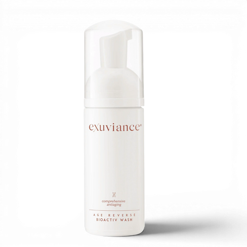Exuviance AGE REVERSE BioActiv Wash, exfoliating anti-ageing cleanser, by Face for Soul