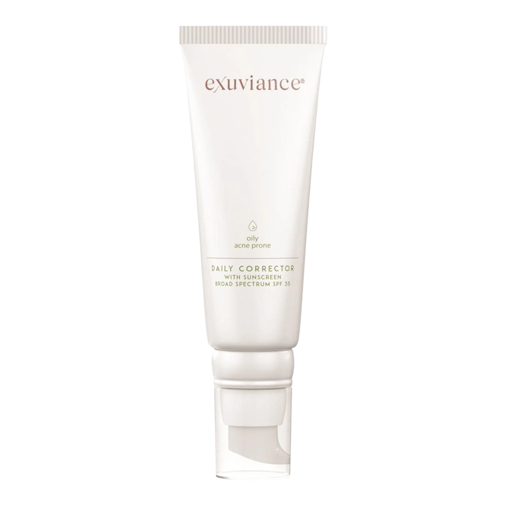 Exuviance Daily Corrector with Sunscreen SPF 35, brightening daily moisturiser with sun protection, by Face for Soul