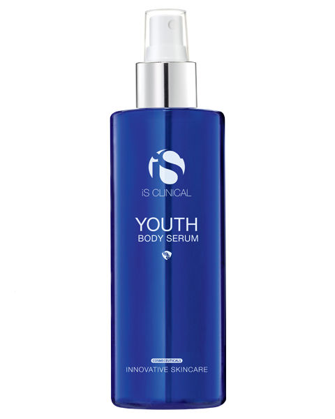 iS Clinical Youth Body Serum, antioxidant hydrating body mist, by Face for Soul
