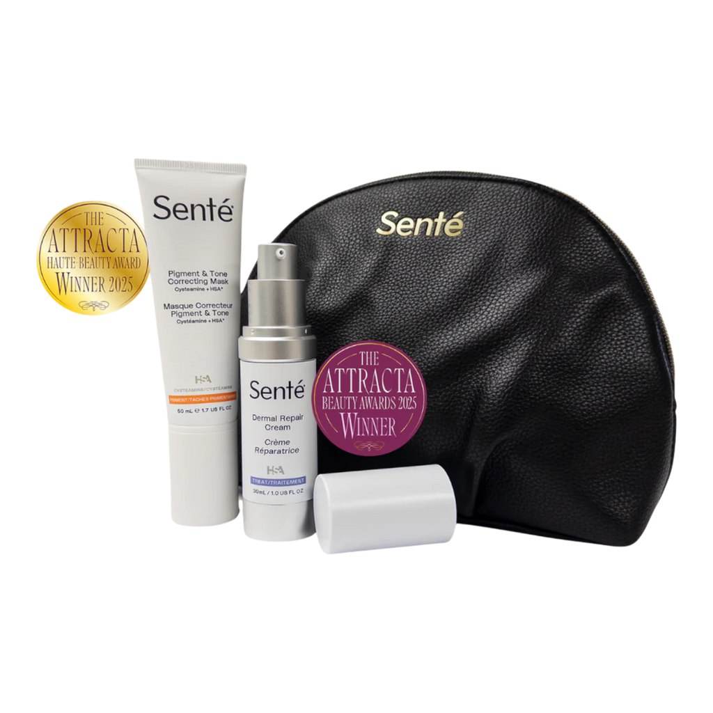 Sente Limited Edition Even Skin Tone Kit, Pigment Mask and Dermal Repair Cream, by Face for Soul